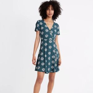 Madewell Daisy Daydream Button Wrap Dress